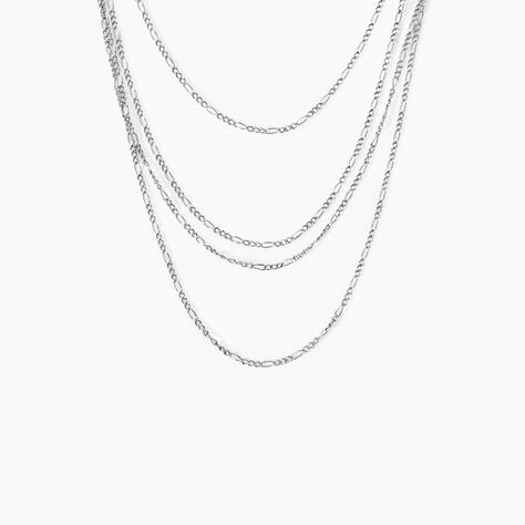 Collier Santoline Argent Blanc - Colliers Femme | Histoire d&rsquo;Or
