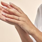 Bague Solitaire Hemera Or Blanc Diamant - Bagues solitaires Femme | Histoire d&rsquo;Or