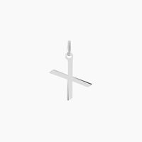 Pendentif Ionia Lettre Or Blanc