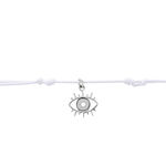 Bracelet Naxos Argent Blanc - Bracelets cordon Femme | Histoire d&rsquo;Or