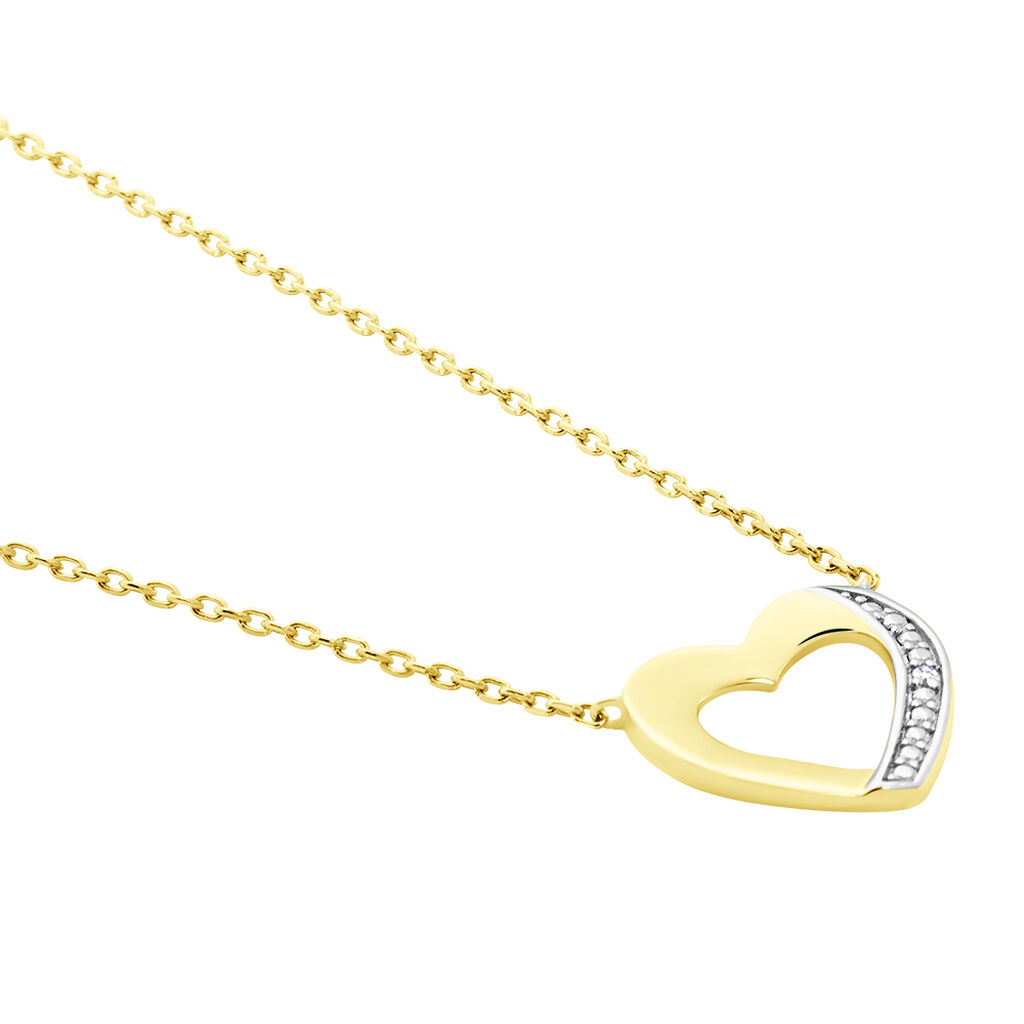 Collier Or Jaune Rosalynne Diamant - Colliers Femme | Histoire d’Or