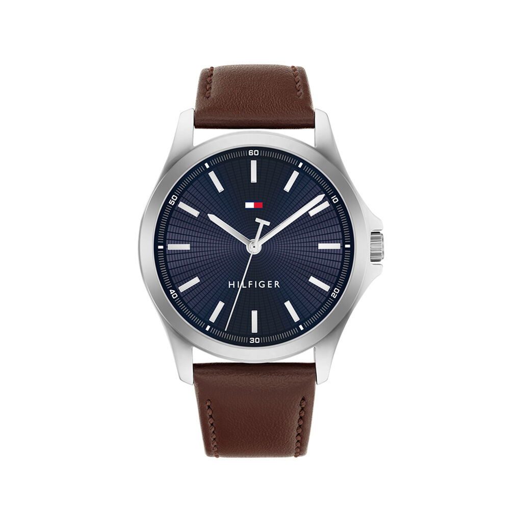 Coffret De Montre Tommy Hilfiger Bruce Bleu - Montres Coffrets Homme | Histoire d&rsquo;Or