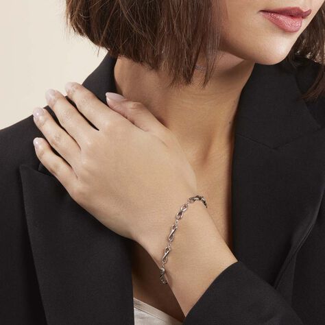 Bracelet Daphne Acier Blanc - Bracelets fantaisie Femme | Histoire d’Or