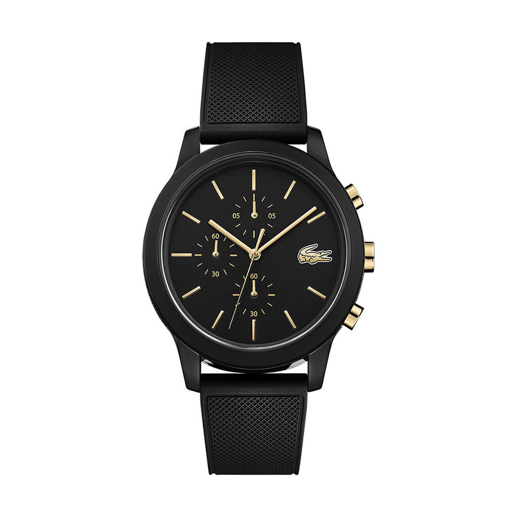 Montre Lacoste 12.12 Noir - Montres Homme | Histoire d’Or