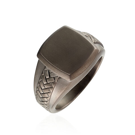 Bague Argent Noir - Bagues Homme | Histoire d’Or