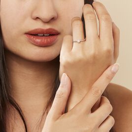 Bague Victoria Or Blanc Diamant - Bagues solitaires Femme | Histoire d’Or