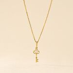 Pendentif Kees Or Jaune Oxyde De Zirconium - Pendentifs Femme | Histoire d&rsquo;Or