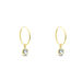 Créoles Or Jaune Topaze Azur - Boucles d'oreilles créoles Femme | Histoire d’Or