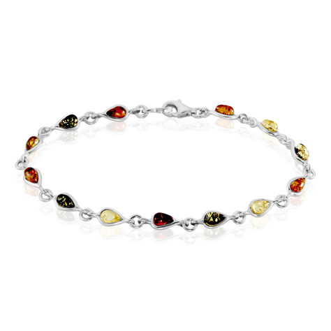 Bracelet Argent Blanc Weronika Ambre - Bracelets Femme | Histoire d’Or