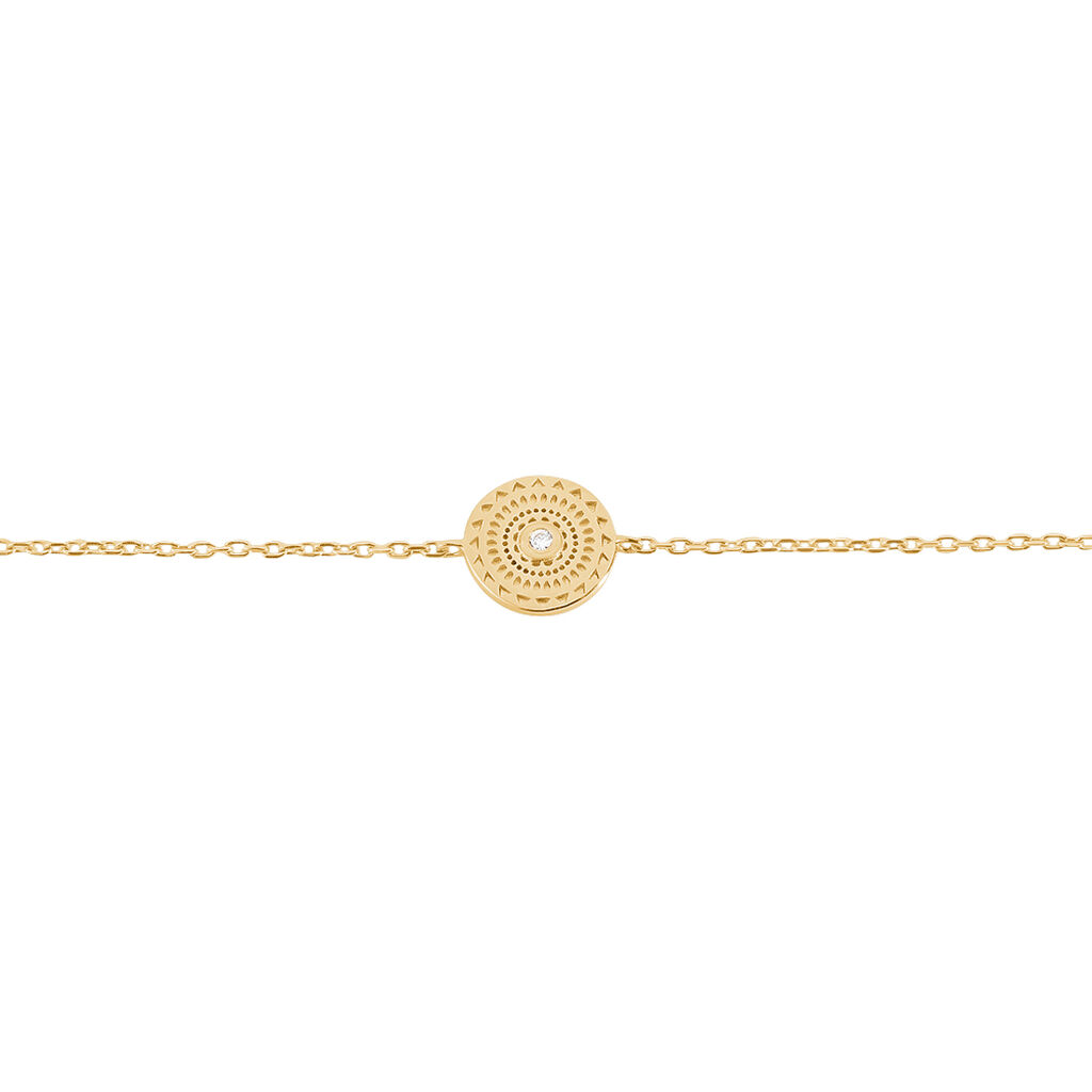 Bracelet Carmina Plaqué Or Jaune Oxyde De Zirconium - Bracelets Femme | Histoire d’Or