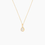 Collier Evana Or Jaune Oxyde De Zirconium - Colliers Femme | Histoire d&rsquo;Or