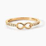 Bague Plaqu&eacute; Or Daniset Oxydes De Zirconium - Bagues avec pierre Femme | Histoire d&rsquo;Or