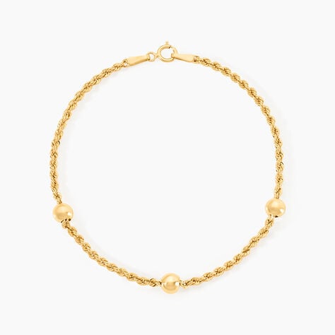 Bracelet Cordelia Or Jaune - Bracelets cha&icirc;ne Femme | Histoire d&rsquo;Or