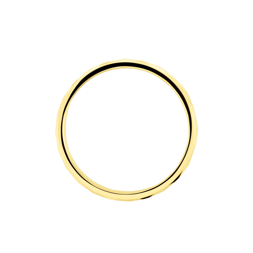 Alliance Laura Ruban Plat Or Jaune - Alliances Famille | Histoire d’Or