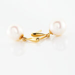 Boucles D'oreilles Pendantes Sibylle Or Jaune Perle De Culture - Boucles d'oreilles pendantes Femme | Histoire d&rsquo;Or