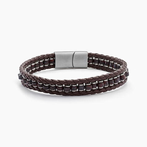 Bracelet Alassio Acier Blanc Pierre - Bracelets Homme | Histoire d’Or