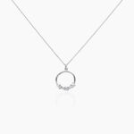 Collier Izamal Argent Blanc Oxyde De Zirconium - Colliers fantaisie Femme | Histoire d&rsquo;Or