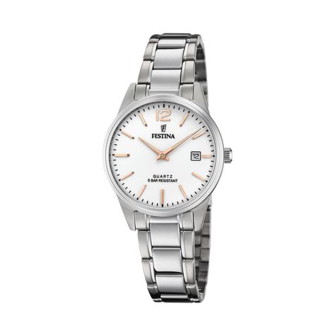 Montre Classique Blanc - Montres Femme | Histoire d’Or