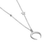 Collier Serenella Argent Blanc Oxyde De Zirconium - Colliers fantaisie Femme | Histoire d&rsquo;Or