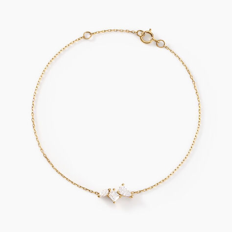 Bracelet Shiny Garden Or Jaune Oxyde De Zirconium - Bracelets Femme | Histoire d&rsquo;Or
