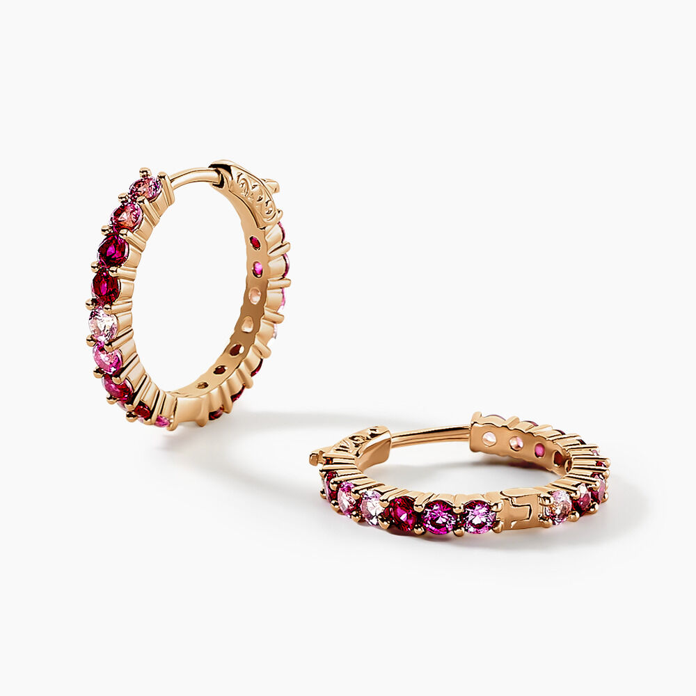 Boucles d oreilles creoles Plaque or Histoire d Or