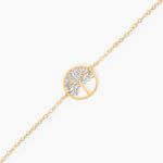 Bracelet Aragorn Or Bicolore - Bijoux sans pierre Femme | Histoire d&rsquo;Or