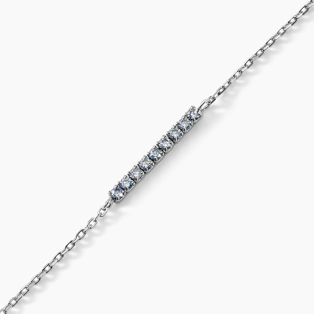 Bracelet Rio Tennis Argent Blanc Oxyde De Zirconium - Bracelets Femme | Histoire d’Or