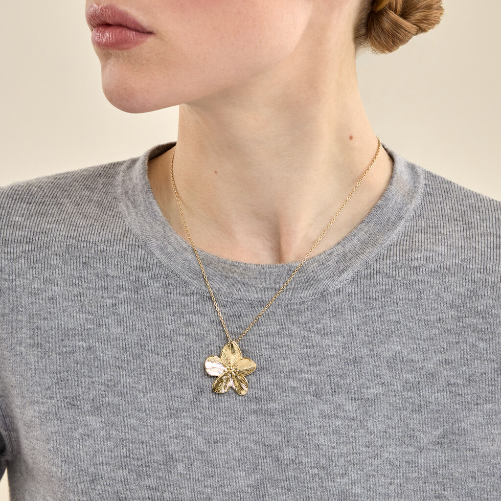 Collier Barbade Acier Jaune - Colliers fantaisie Femme | Histoire d&rsquo;Or