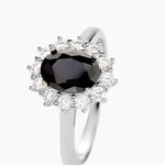 Bague Solitaire Gabor Argent Blanc Oxyde De Zirconium - Bagues solitaires Femme | Histoire d&rsquo;Or