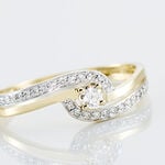 Bague Solitaire Vassilissa Or Jaune Diamant - Bagues solitaires Femme | Histoire d&rsquo;Or