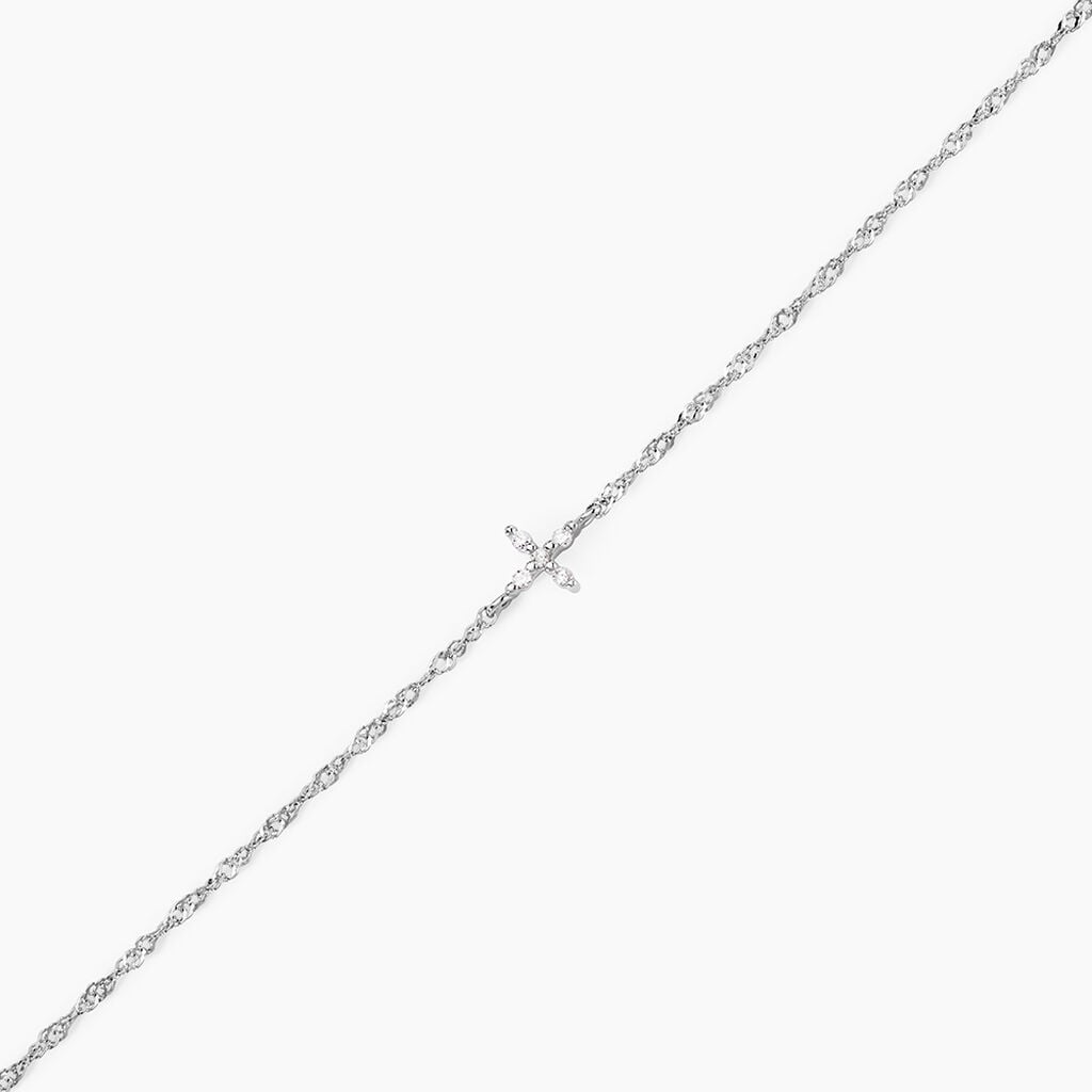 Bracelet Armance Argent Blanc Oxyde De Zirconium - Bracelets Femme | Histoire d&rsquo;Or