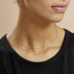 Cha&icirc;ne Clementine Argent Blanc - Chaines Femme | Histoire d&rsquo;Or