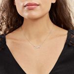 Collier Argent Blanc Wandis - Colliers fantaisie Femme | Histoire d&rsquo;Or