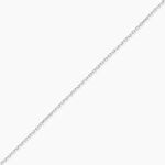 Cha&icirc;ne Igoa Maille For&ccedil;at Diamantee Or Blanc - Chaines Femme | Histoire d&rsquo;Or