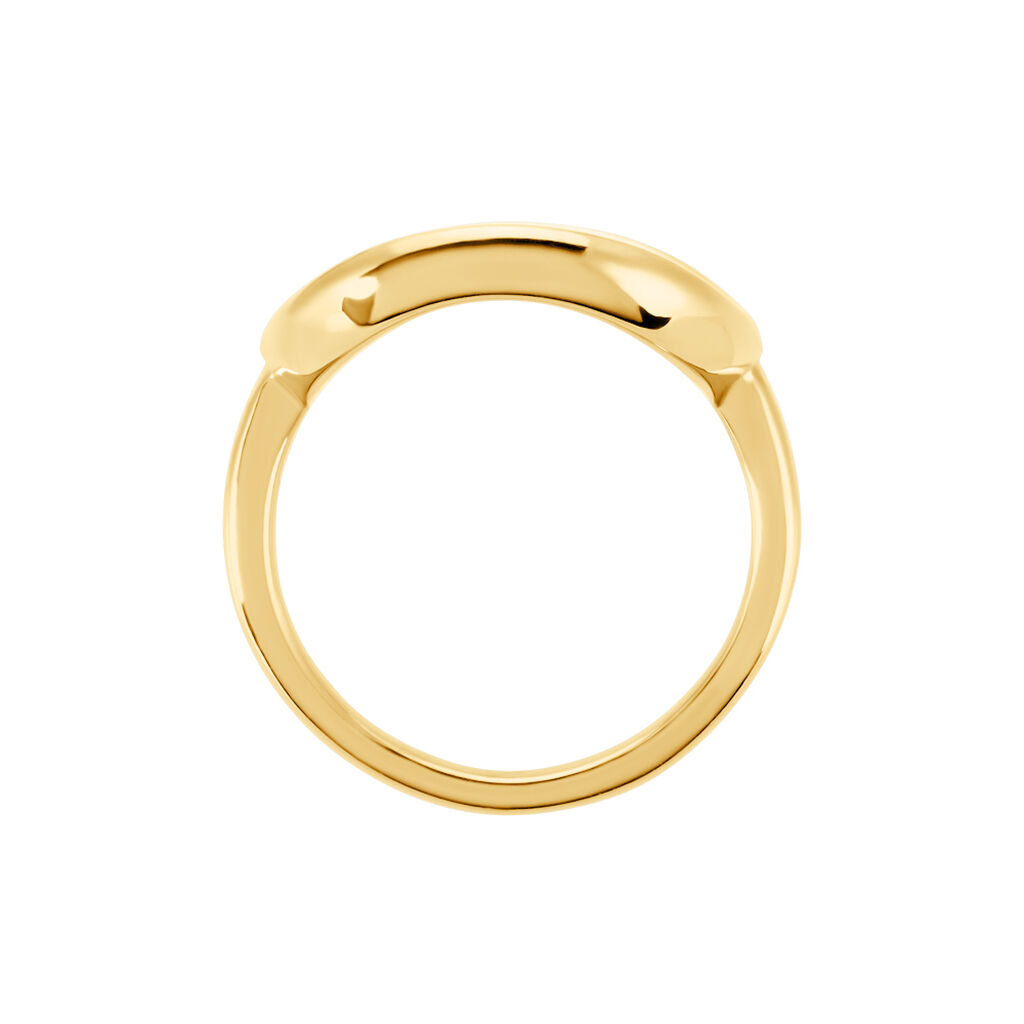 Bague Gold Aura Acier Jaune - Bagues fantaisie Femme | Histoire d&rsquo;Or
