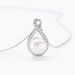 Collier Davy Or Blanc Perle De Culture Oxyde - Colliers Femme | Histoire d’Or