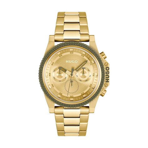 Montre Hugo Brave Doré - Montres Homme | Histoire d’Or