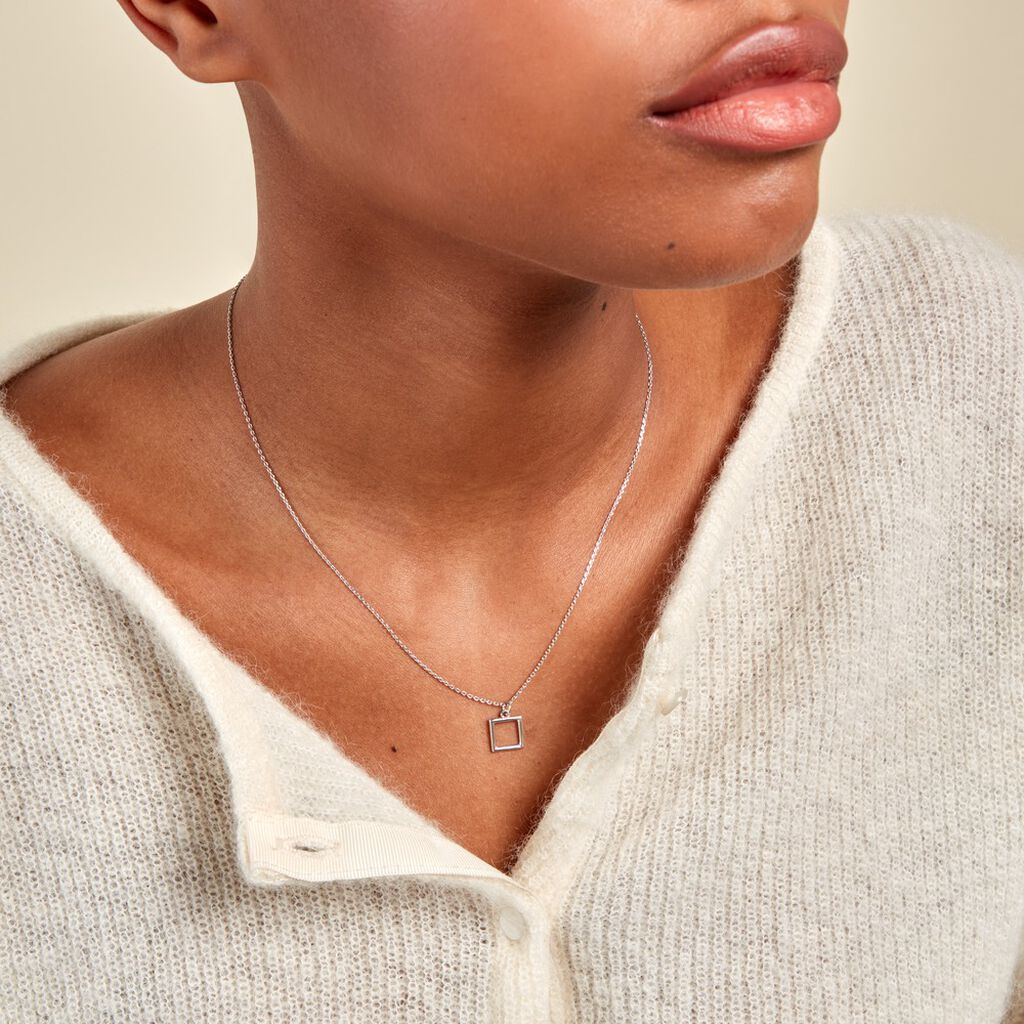 Collier Brielle Argent Blanc - Colliers fantaisie Femme | Histoire d’Or