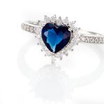 Bague Sphinx Argent Blanc Pierre Et Oxyde De Zirconium - Bagues solitaires Femme | Histoire d&rsquo;Or