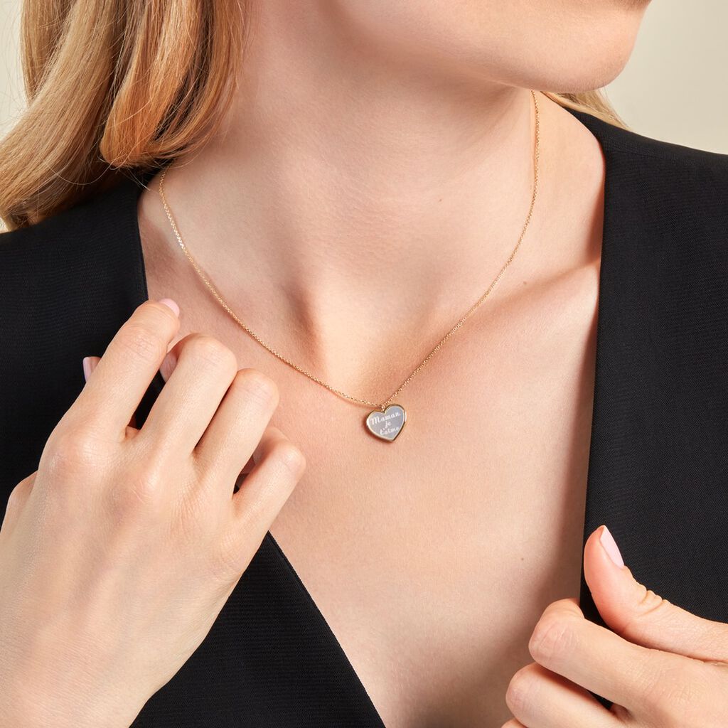 Collier Josine Or Jaune Nacre - Colliers Femme | Histoire d’Or
