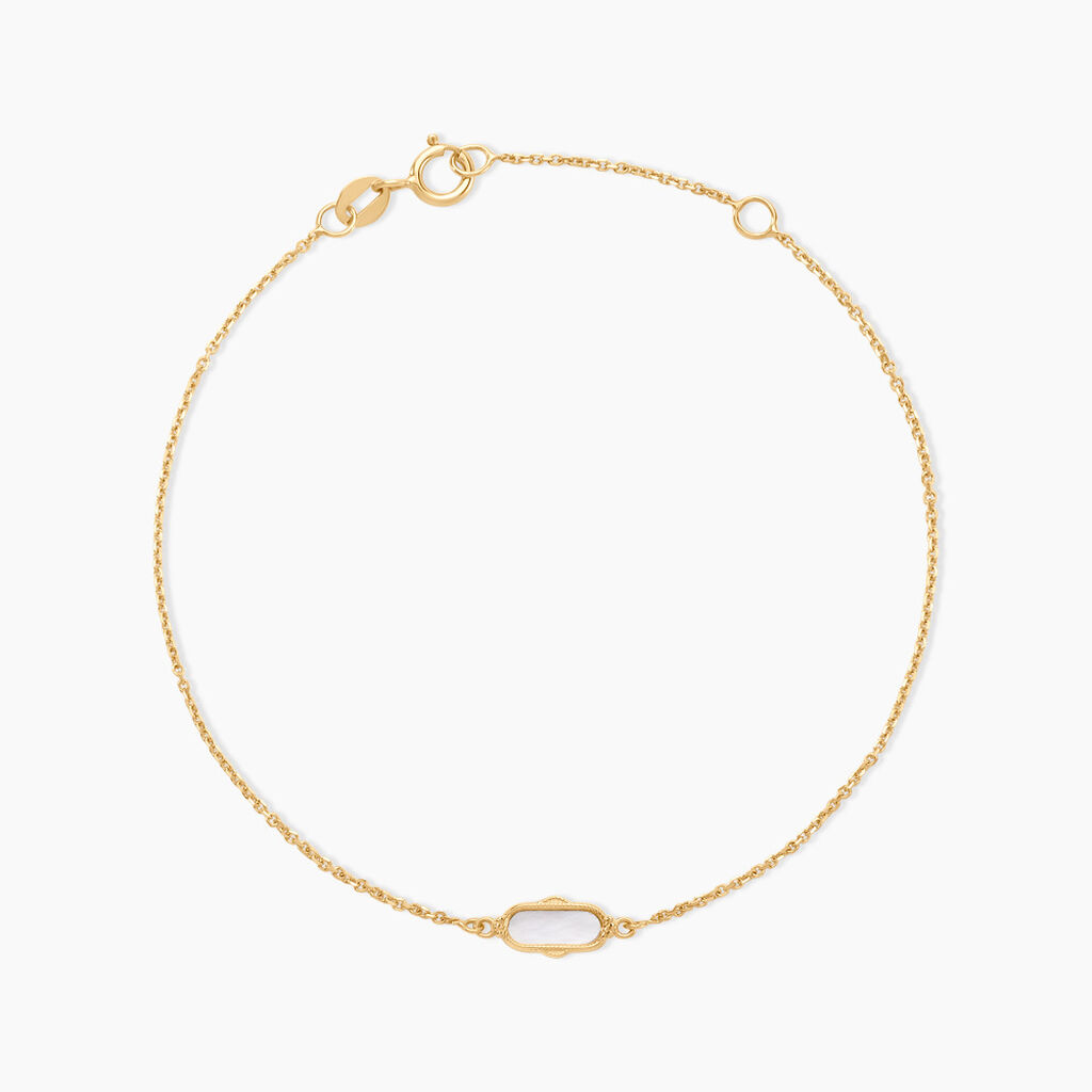 Bracelet Lucky Gems Or Jaune Nacre - Bracelets Femme | Histoire d&rsquo;Or