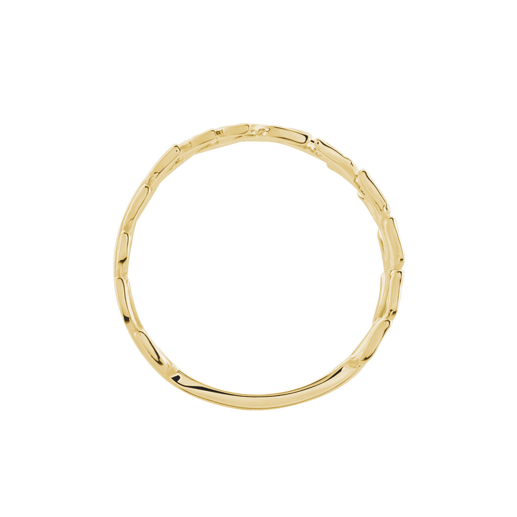 Bague Folia Plaqu&eacute; Or Jaune - Bijoux Femme | Histoire d&rsquo;Or
