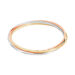 Bracelet Jonc Annie-france Plaqué Or Tricolore - Bracelets joncs Femme | Histoire d’Or