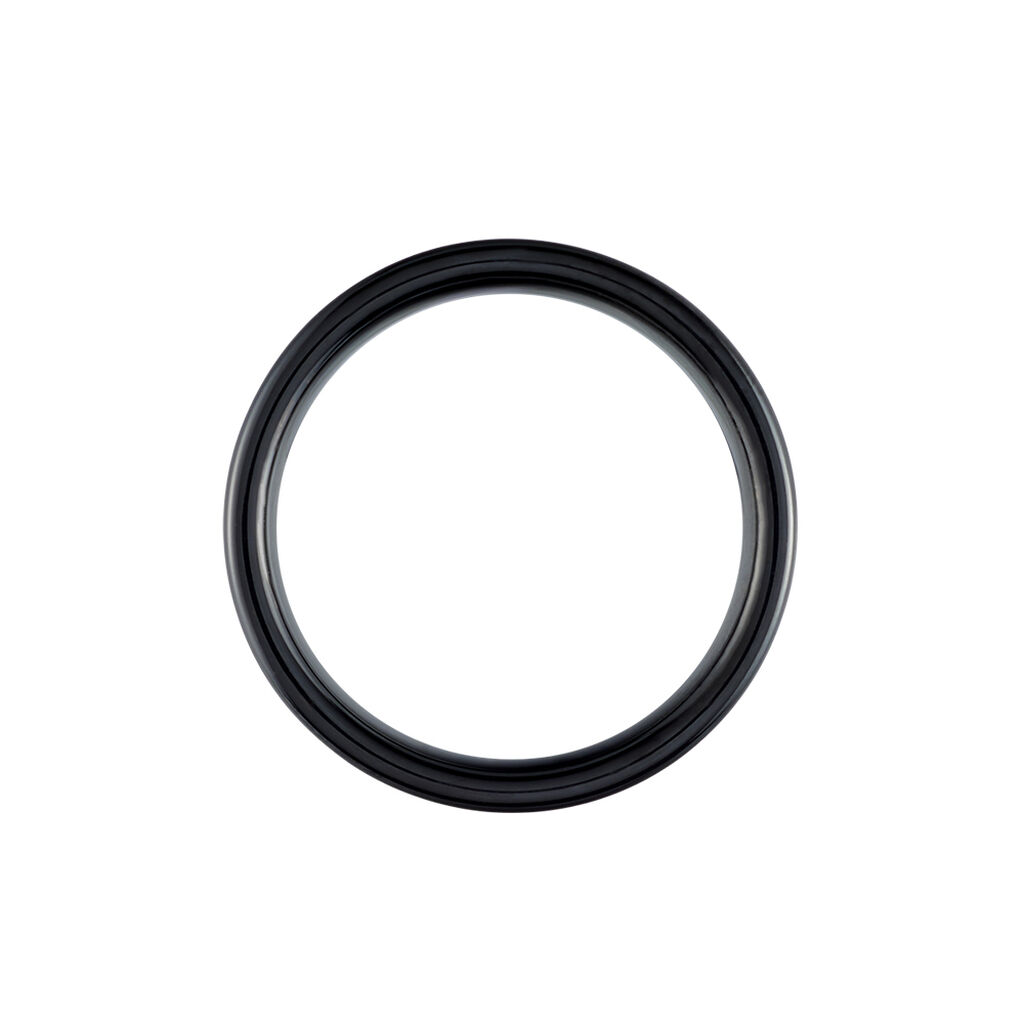 Bague Acier Noir Jacopo - Bagues fantaisie Homme | Histoire d’Or