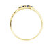 Bague Simma Or Jaune Saphir Et Diamant
