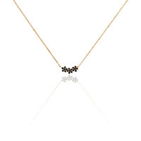 Collier Midnight Royalty Plaqué Or Jaune Oxyde De Zirconium