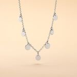 Collier Ragavi Argent Blanc - Colliers fantaisie Femme | Histoire d&rsquo;Or