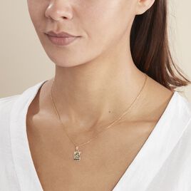 Pendentif Ange Parchemin Or Jaune - Pendentifs Baptême Famille | Histoire d’Or