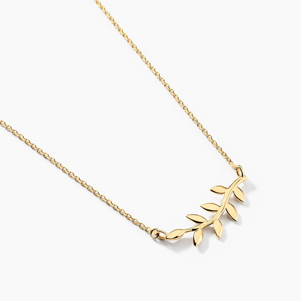 Collier Foliora Or Jaune - Colliers Femme | Histoire d’Or