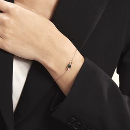 Bracelet Argent Rose Atieno Oxyde De Zirconium - Bracelets Coeur Femme | Histoire d’Or